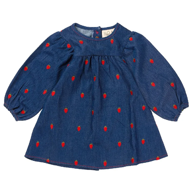 Flöss Berry Denim Colette Dress