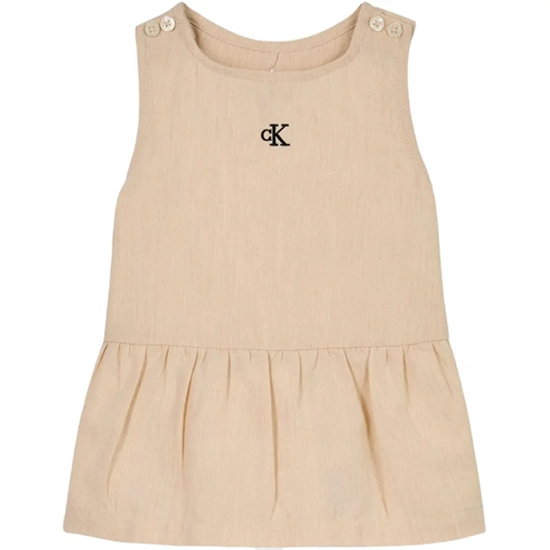 Calvin Klein Dress Vanilla Heather