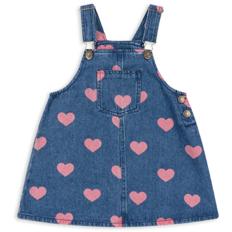 Konges Sløjd Bon Coeur Pink Magot Overall Dress Gots