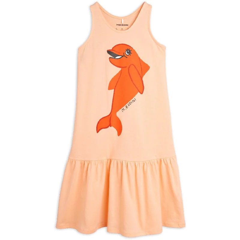 Mini Rodini Pink Dolphin Tank Dress