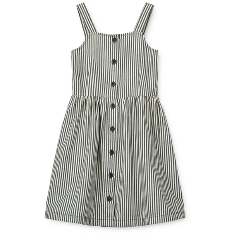 Liewood Y/D Stripe Whale Blue/Creme De La Creme Zia Stripe Dress