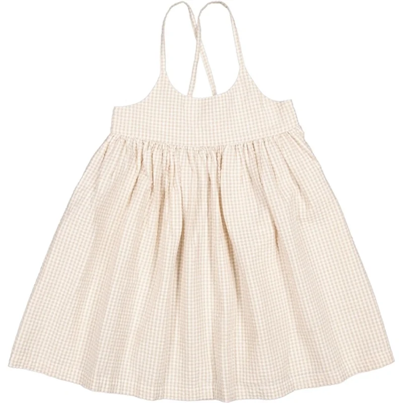 MarMar Grey Sand Gingham Divo Dress