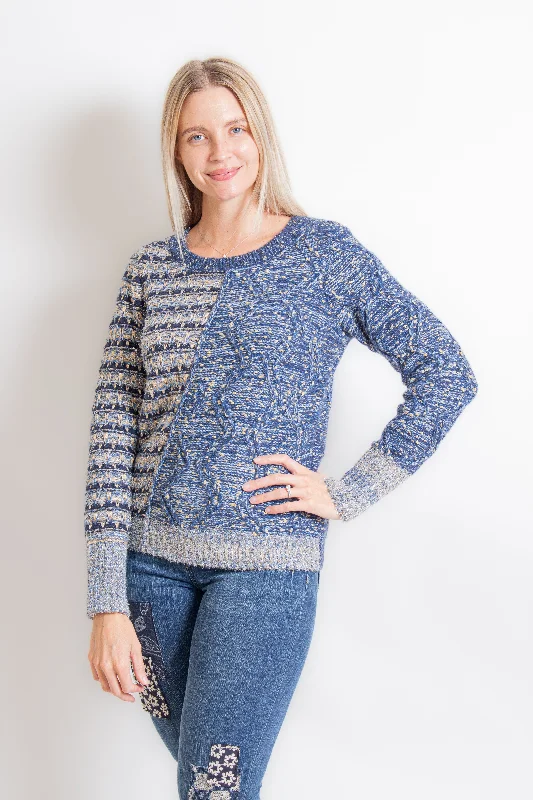 Blue Multi Sweater