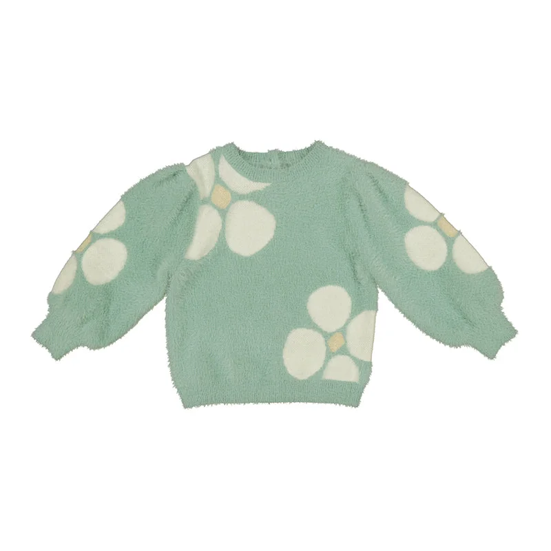 Jade Flower Sweater