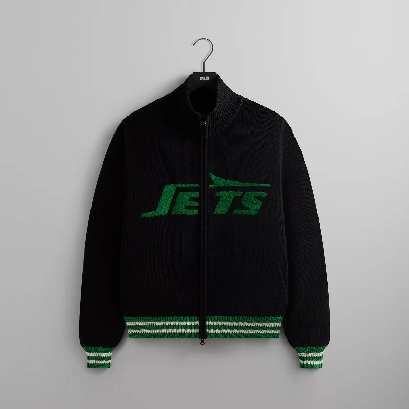 Kith & '47 for the NFL: Jets Wyona Full Zip Sweater - Black