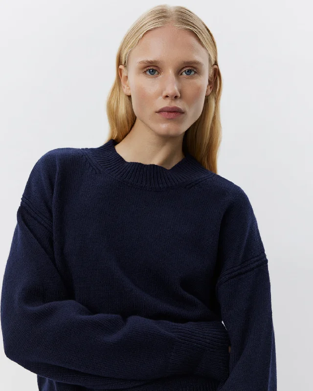 HOPESW SWEATER - Navy Blue