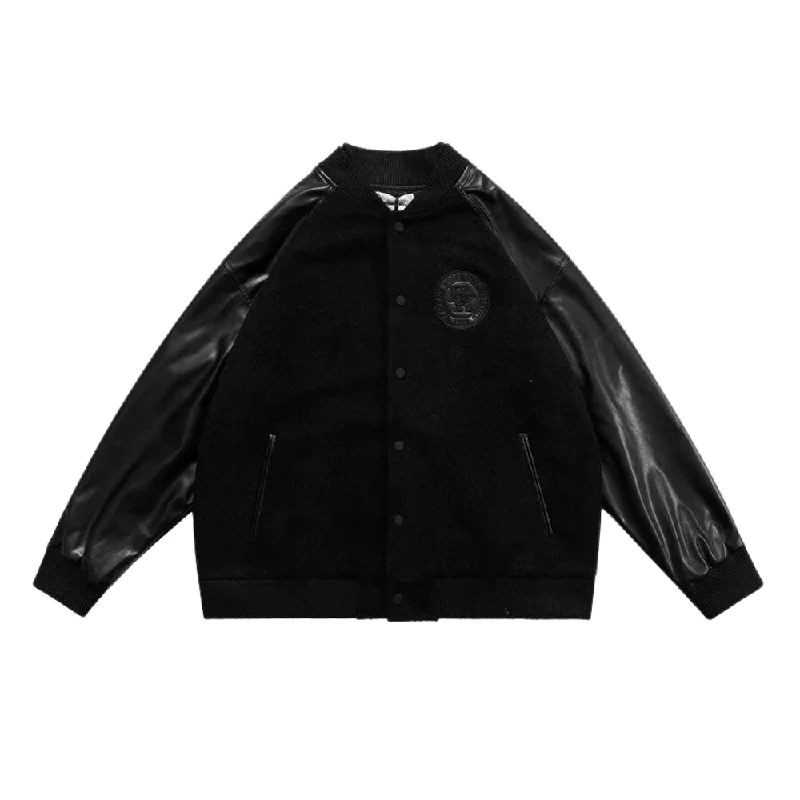 American Woolen Leather Motorcycle Jacket