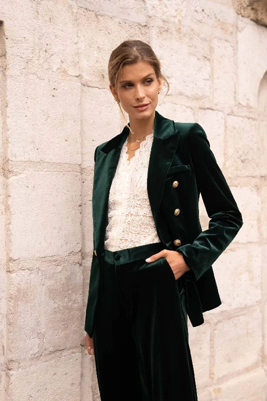 Velvet Blazer Jacket