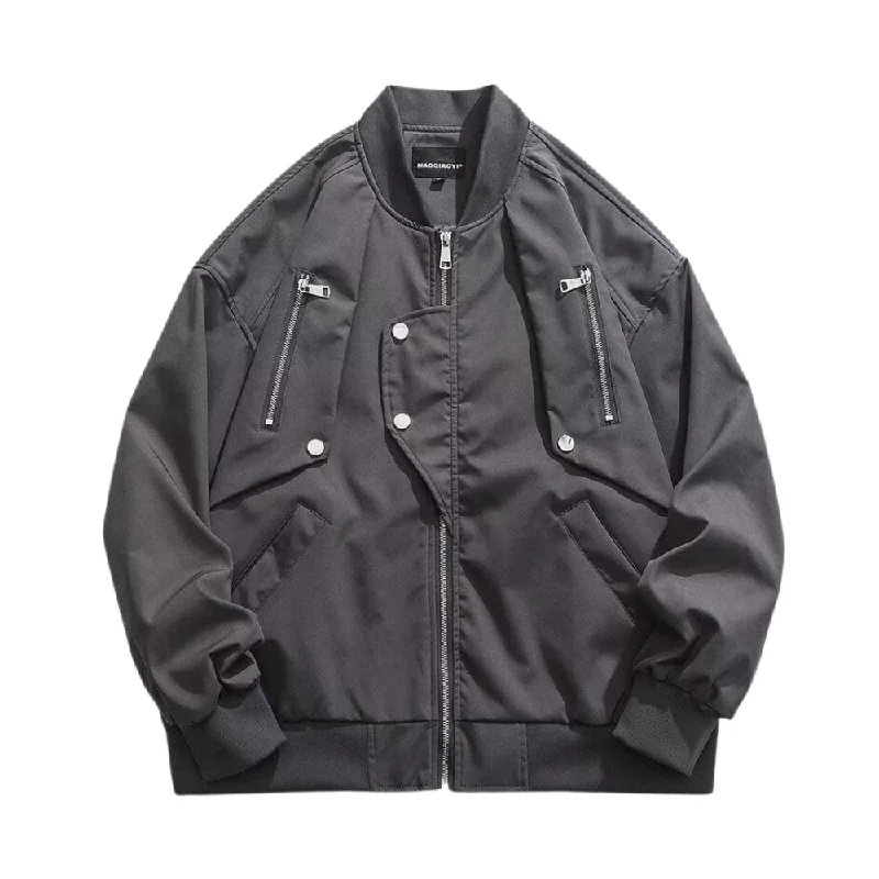 GEG | Loose Casual Solid Jacket