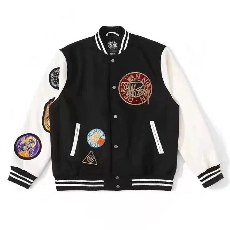 High Street God's Eye Badge Embroidered Jacket