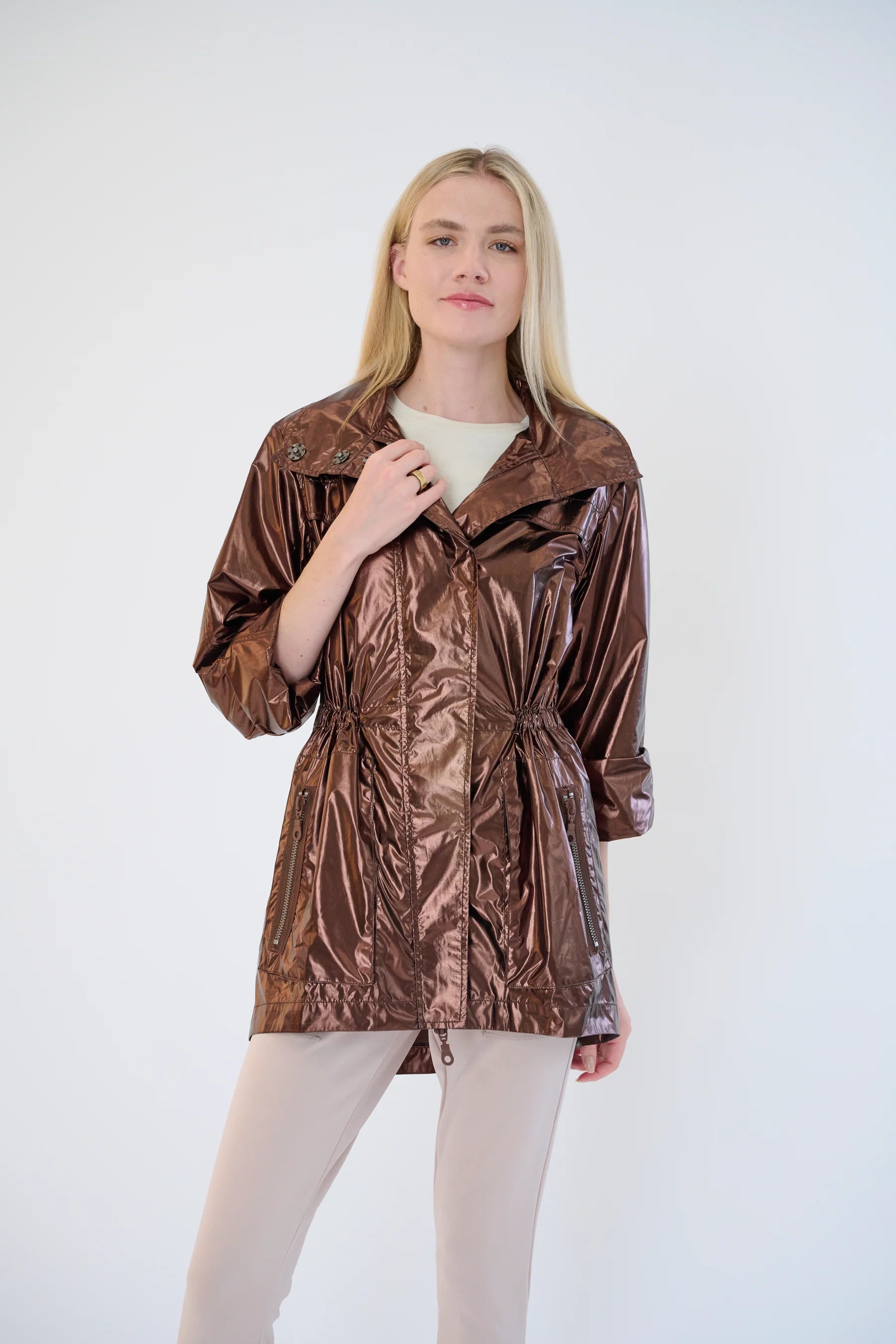 Metallic Rain Jacket