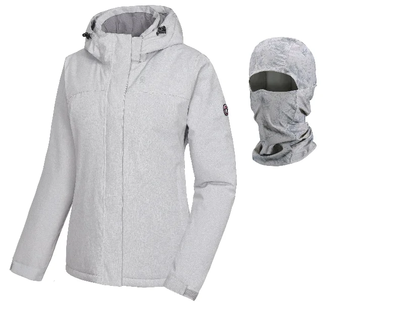 Ski Face Cover-Light Gray Heather