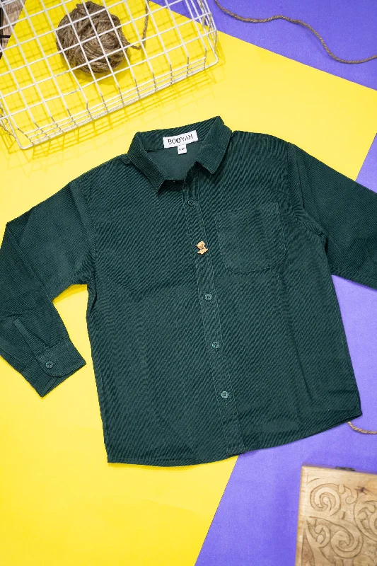 Corduroy Shirt With Pocket