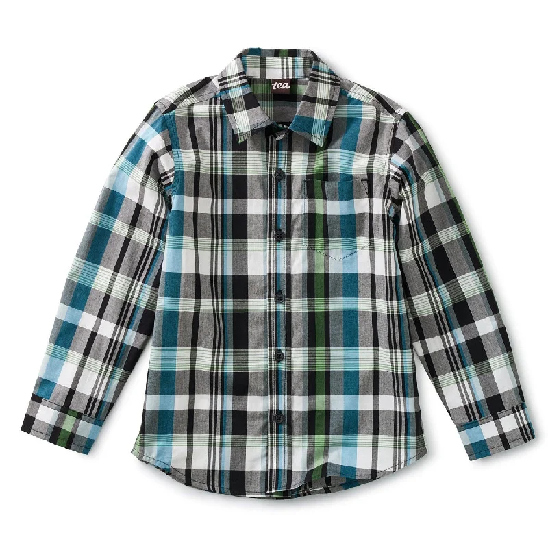 Plaid Button Up Shirt - Forest Glen Plaid - FINAL SALE