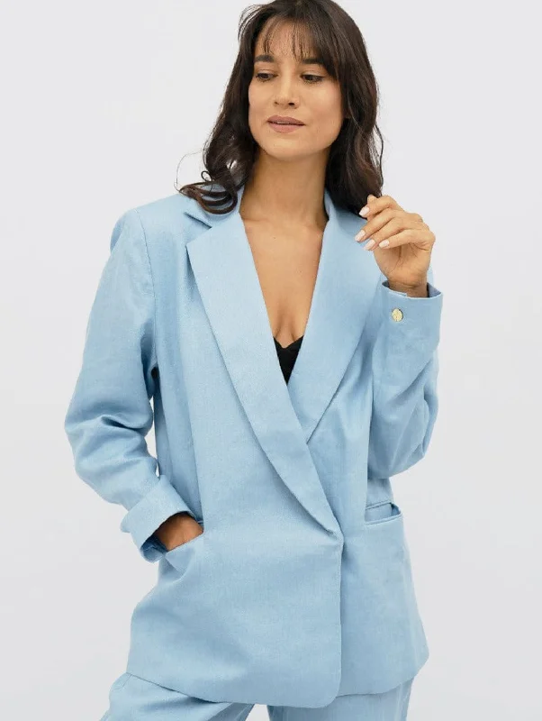 Havana Linen Oversized Blazer | Summer House