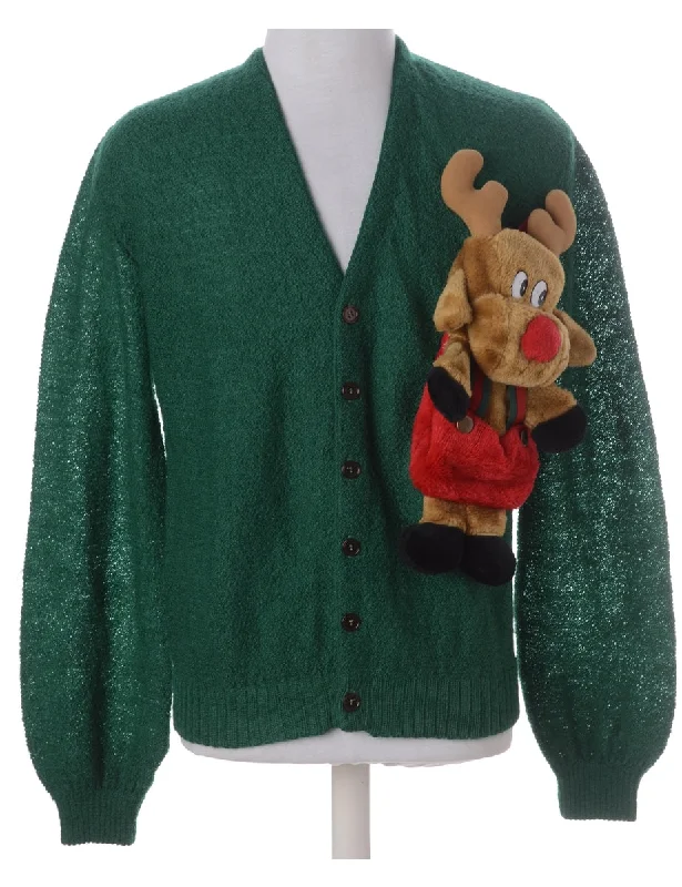 Label Novelty Christmas Cardigan