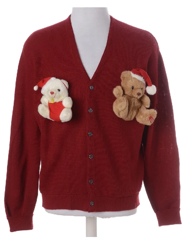 Label Novelty Christmas Cardigan