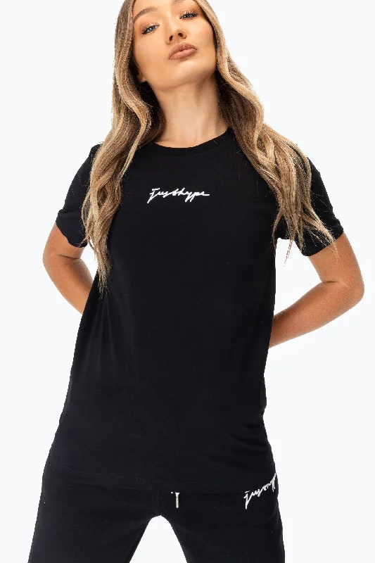 Hype Black Scribble Women'S T-Shirt