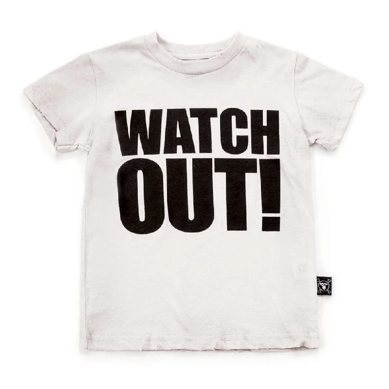 Nununu Kids WATCH OUT T-shirt in White