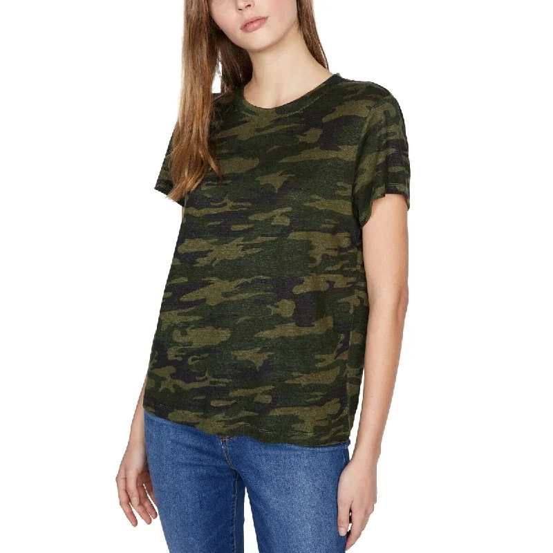 Sanctuary Women's Perfect Camo Printed T-Shirt Green Size X-Small