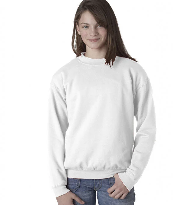 18000B - Gildan Heavy Blend™ Youth Crew Neck Sweatshirt | White