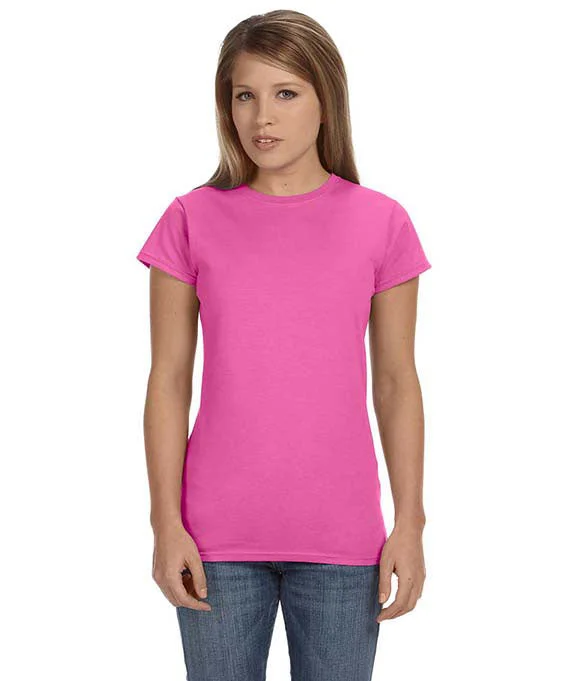 64000L - Gildan Junior-Fit Softstyle® Ladies T-Shirt | Azalea