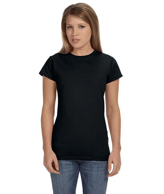 64000L - Gildan Junior-Fit Softstyle® Ladies T-Shirt | Black