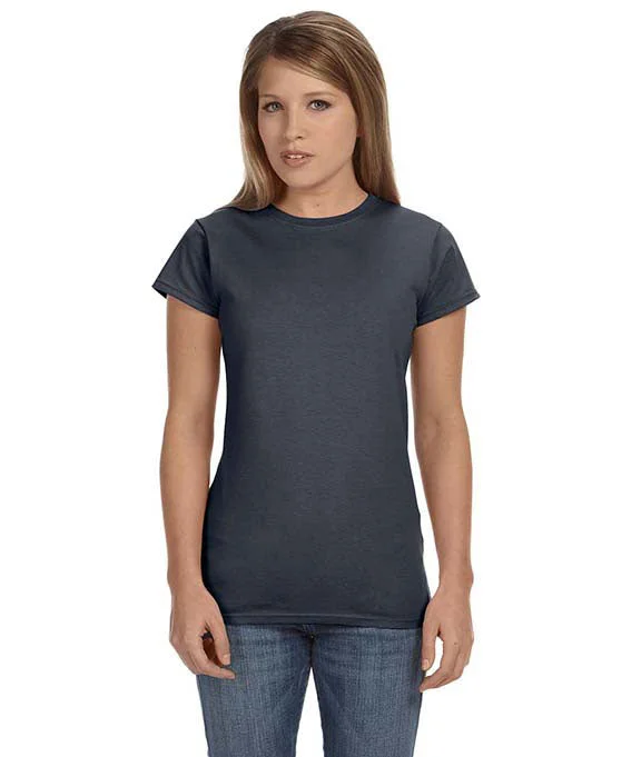 64000L - Gildan Junior-Fit Softstyle® Ladies T-Shirt | Charcoal