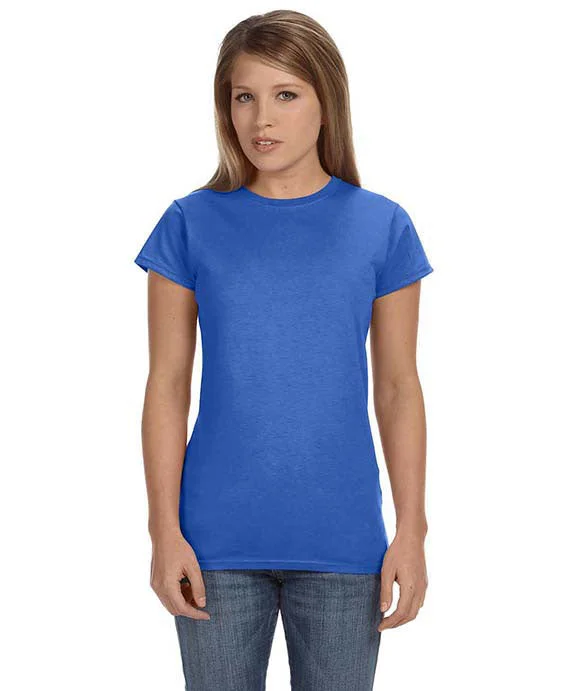 64000L - Gildan Junior-Fit Softstyle® Ladies T-Shirt | Heather Royal