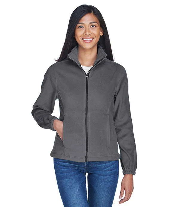 8481 - UltraClub Ladies Iceberg Fleece Full-Zip Jacket | Charcoal