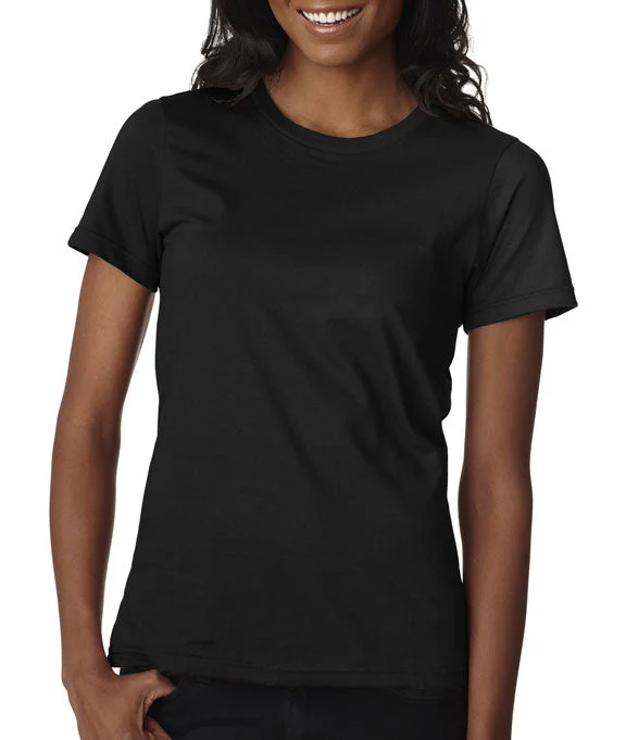 880 - Gildan Ladies Lightweight  T-Shirt | Black