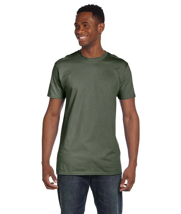 4980 - Hanes Adult nano-T® T-Shirt | Fatigue Green