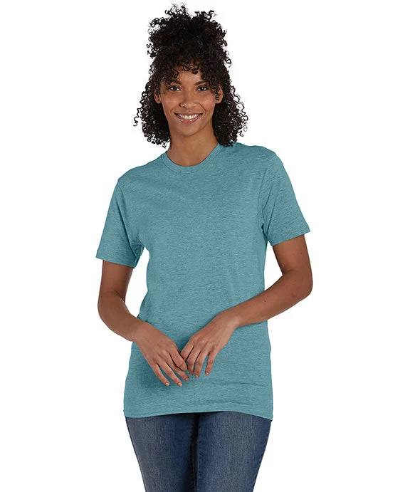 4980 - Hanes Adult nano-T® T-Shirt | Marbled Green Clay