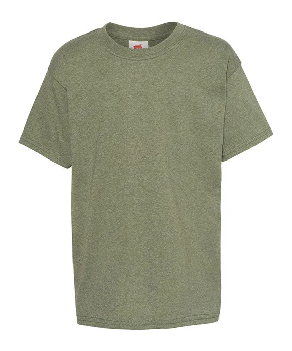 5370 - Hanes Youth ComfortBlend® EcoSmart® T-Shirt | Heather Green