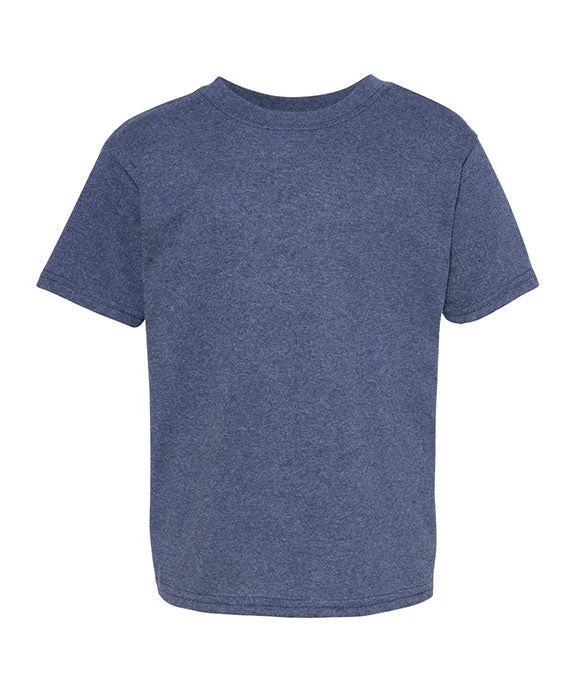 5370 - Hanes Youth ComfortBlend® EcoSmart® T-Shirt | Heather Navy