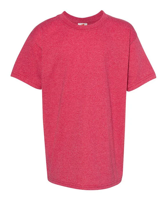 5370 - Hanes Youth ComfortBlend® EcoSmart® T-Shirt | Heather Red