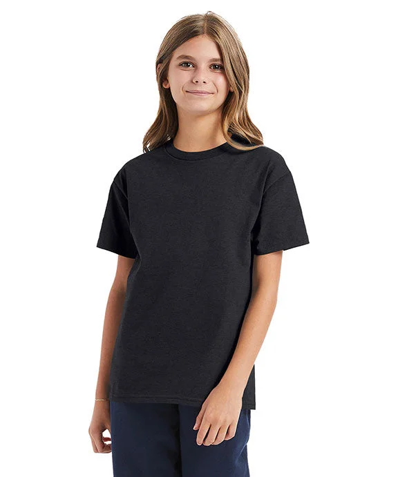 5450 - Hanes Youth Authentic-T T-Shirt | Charcoal Heather