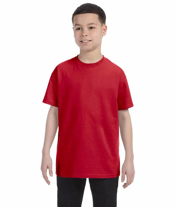 5450 - Hanes Youth Authentic-T T-Shirt | Deep Red