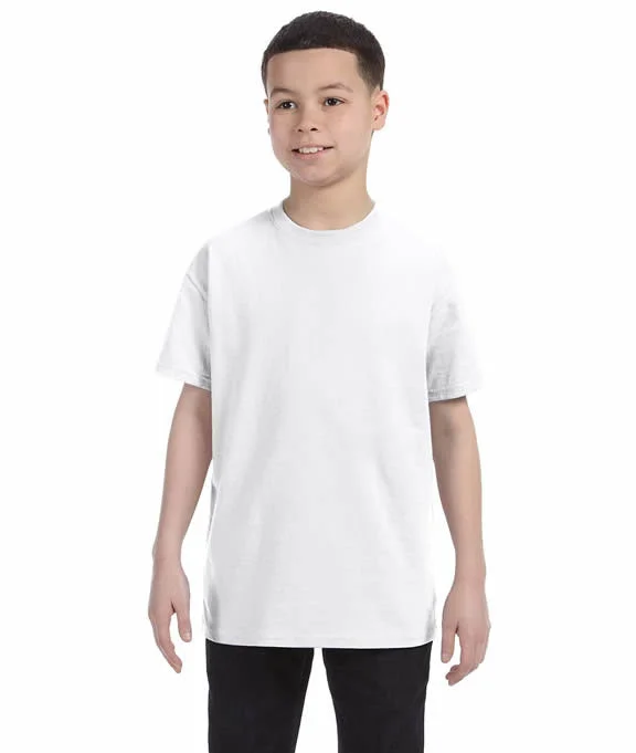 5450 - Hanes Youth Authentic-T T-Shirt | White