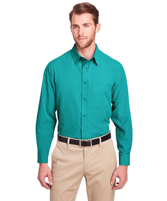 UC500 - UltraClub Mens Bradley Performance Woven Shirt | Jade