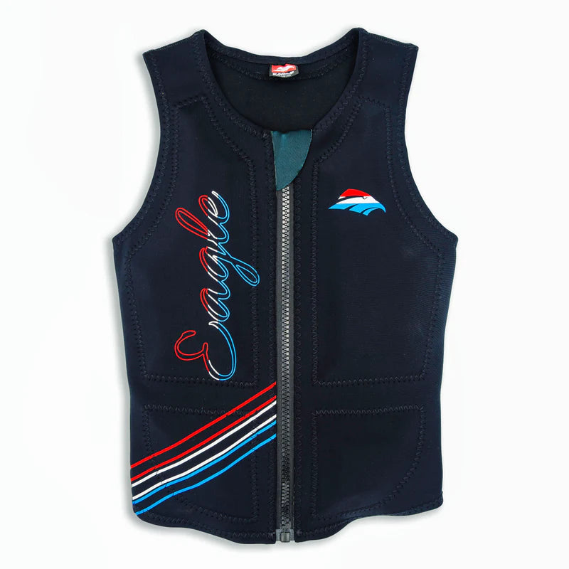 2024 Eagle Women's All Black USA Vest - 20/20 Flotation