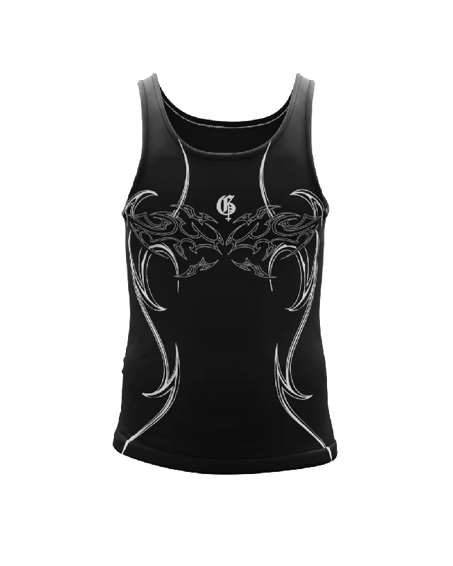 Onyx Black Compression Tank Top