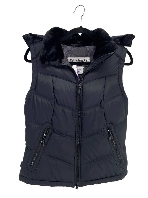 Columbia Misses Size Medium Black Vest