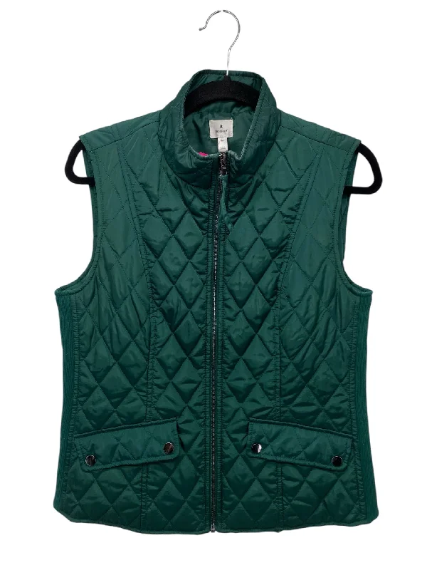 Dress Barn Misses Size Medium Green Vest