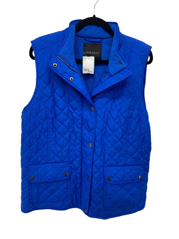 Talbots Misses Size XL Blue Vest