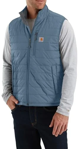 Carhartt 102286 Men's Rain Defender Relaxed Fit Lightweight Insulated Vest, Thundercloud