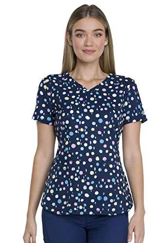 Dickies DK731 V-Neck Scrub Print Top