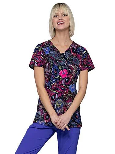 HeartSoul HS614 FG Women's V-Neck Top