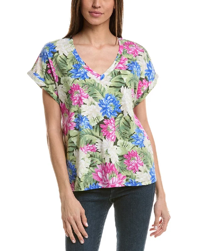 Tommy Bahama Kauai Lush Lotus V-Neck T-Shirt